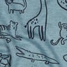 Sweatshirt Safaridieren | by Poppy – duifblauw/anthraciet,  thumbnail number 2