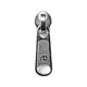 Ritssluiting schuiver – zilver metalen,  thumbnail number 1