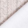 French Terry sommersweat Print kabelsteekpatroon – lichtbeige,  thumbnail number 4