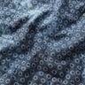 Doorgestikte stof chambray bloemen tie-dye – jeansblauw,  thumbnail number 2