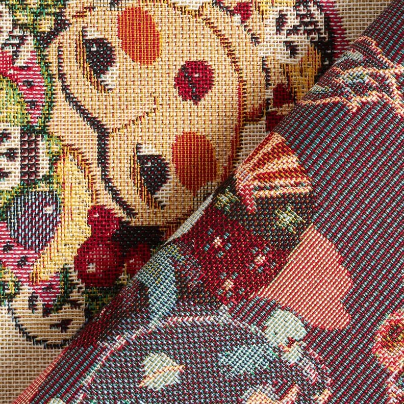 Decostof Gobelin Vrouwelijke kunstenaars &ndash; lichtbeige/rood,  image number 4