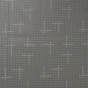 Voeringstof Jacquard onregelmatige vakjes – donkergrijs, 