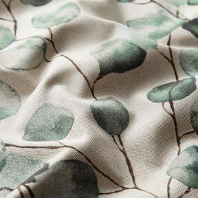 Decostof Half panama Eucalyptus – natuur/mint, 