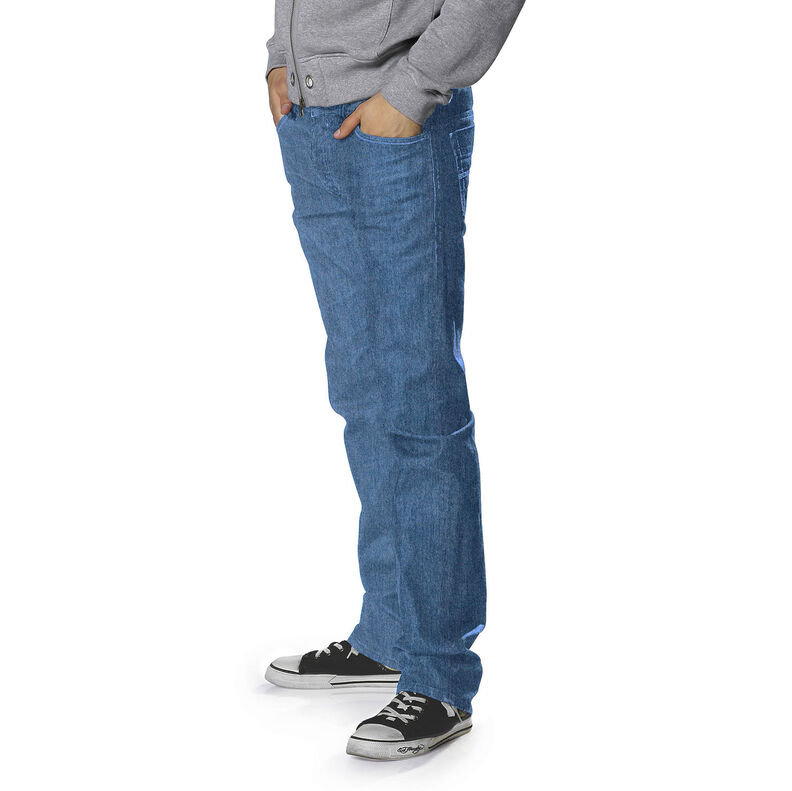 Katoen-denim zwaar – jeansblauw,  image number 7