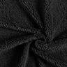 Nepbont Teddy stof – zwart,  thumbnail number 1