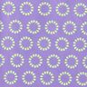 Gecoate katoen Kleurrijke cirkels – lavendel/meigroen,  thumbnail number 1