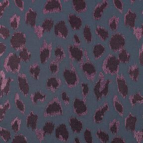 Jacquard Luipaard Metallic | Poppy Fabrics – anthraciet, 