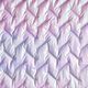 Doorgestikte stof Diagonaal patroon, iriserend – pastellila,  thumbnail number 1