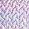 Doorgestikte stof Diagonaal patroon, iriserend – pastellila,  thumbnail number 1
