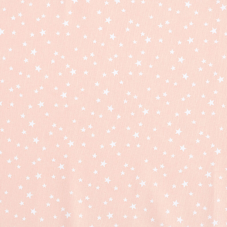 Katoenpopeline Onregelmatige sterren – roze,  image number 1