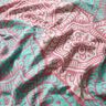 Strandkleding hamamdoek jacquard ornamenten – pepermunt/purper,  thumbnail number 2
