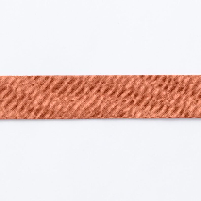 Biasband Biologische katoen [20 mm] – terracotta,  image number 1