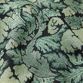 Decostof Gobelin barok bladermotief – donkergroen/riet, 