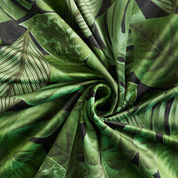 Decoratiefluweel Premium Planten struikgewas – groen,  image number 4