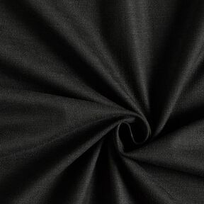 Stretch linnenstof mix – zwart, 