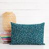 Katoenen stof Cretonne delicate bloemen – oceaanblauw,  thumbnail number 6