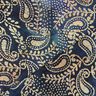 Fijne katoenen batist Batik-paisley – oceaanblauw/zand,  thumbnail number 4