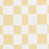 Katoenen stof Cretonne abstracte ruiten – wit/vanillegeel,  thumbnail number 1