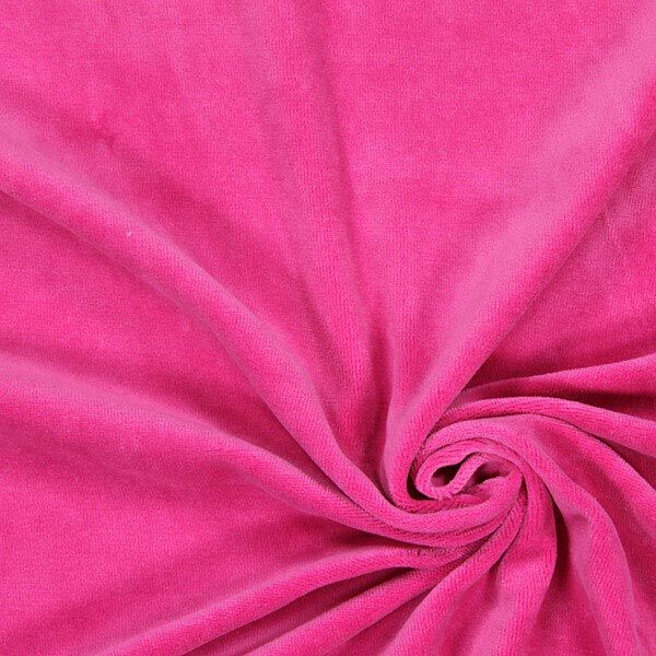 Nicki stof effen – intens roze,  image number 1