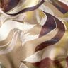 Stretch velours bladweefsel – mocca/bordeauxrood,  thumbnail number 2