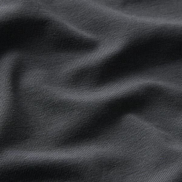 GOTS Katoenjersey | Tula – donkergrijs,  image number 2