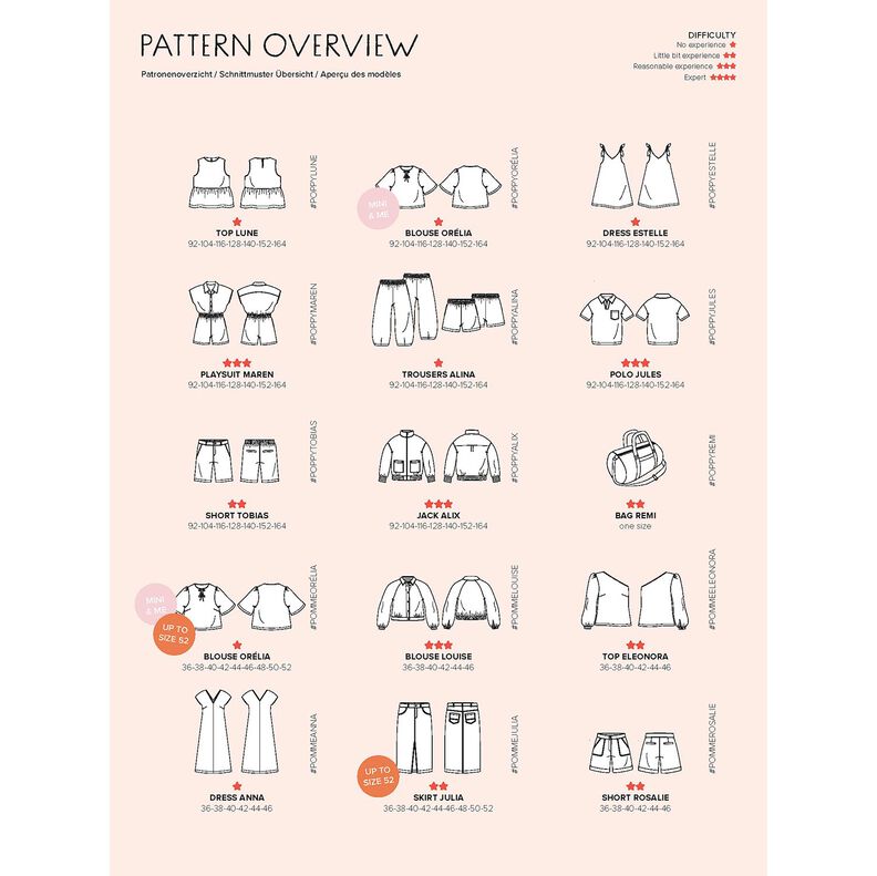 Poppy Tijdschrift 26 | Poppy Fabrics – creme,  image number 2