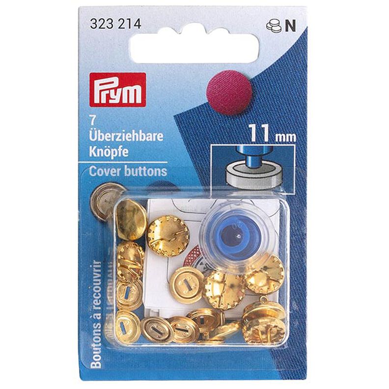 Overdekte knoppen met gereedschap [7 Stk.] | PRYM,  image number 1