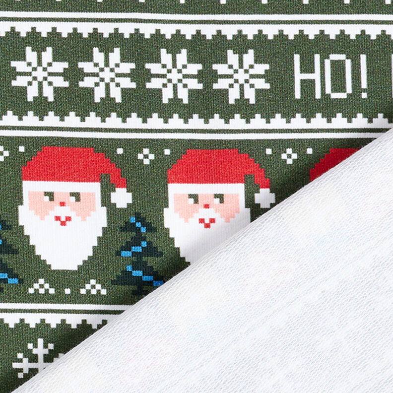French Terry Ho! Ho! Ho! – donkergrenen,  image number 4