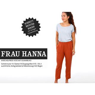 FRAU HANNA - casual broek met elastische band, Studio Schnittreif  | XS -  XXL, 