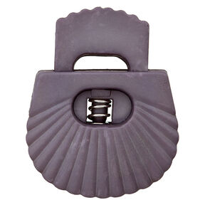 Koordstopper Schelp [Doorgang: 8 mm] – grijs, 