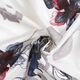 Zijde-viscose-satijn ornamentale bloemen – wit,  thumbnail number 4