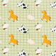 Katoenjersey boerderijdieren – pastelgroen,  thumbnail number 1