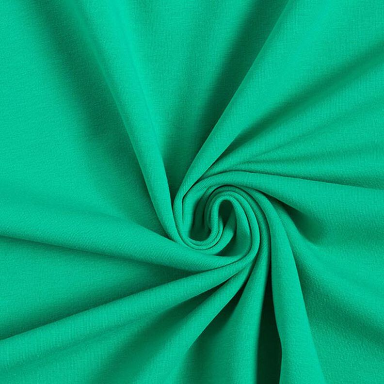 Licht katoenen sweatstof effen – groen, image number 1