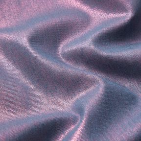 Denimstretch metallic – blauwgrijs/intens roze, 