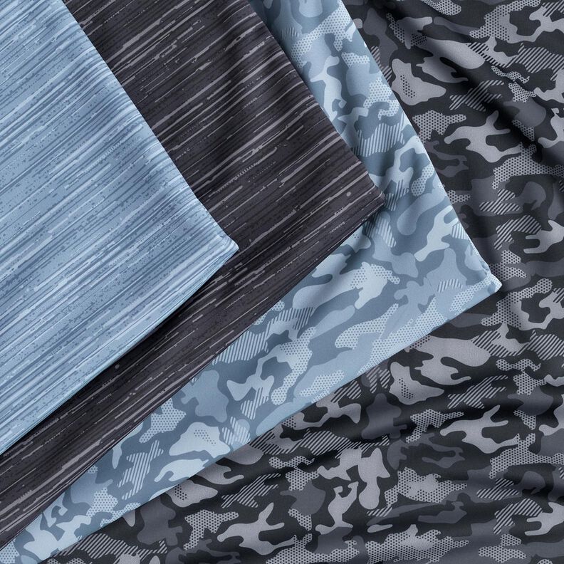 Sportieve en functionele jersey-camouflage – blauwgrijs, image number 5