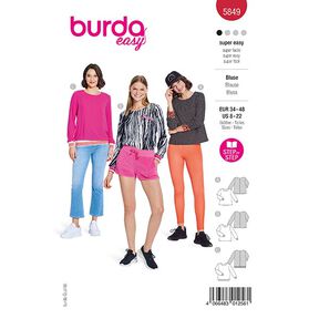 Blouse | Burda 5849 | 34-48, 