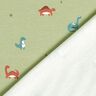 Katoenjersey vrolijke dinosaurussen – greige,  thumbnail number 4