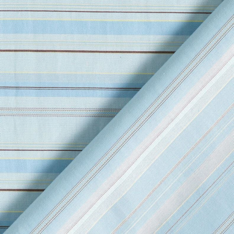 Katoen-viscosemix strepen – zilverblauw, image number 4