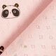 Fijngebreide jersey met gaatjesmotief Panda's | by Poppy – roze,  thumbnail number 4