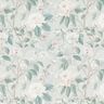 Katoenen stof Popeline Fijne bloesemtwijgjes – zilverblauw,  thumbnail number 1