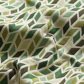 Jacquard gobelin Zigzag – groen | Stofrestant 70cm, 
