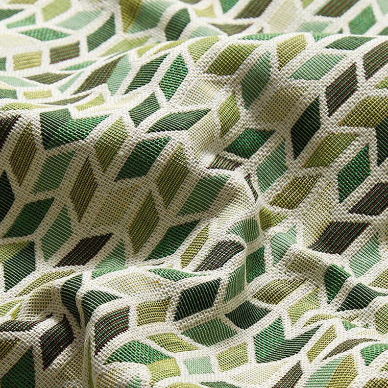 Jacquard gobelin Zigzag – groen,  image number 2
