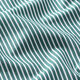 Katoenpopeline Strepen – petroleum/wit,  thumbnail number 2