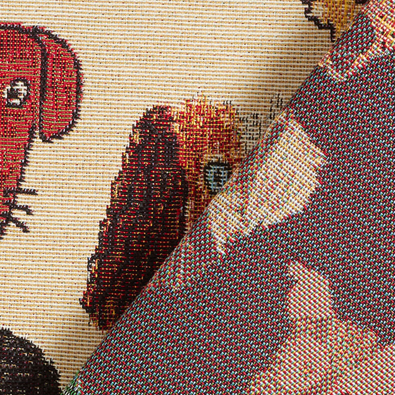 Decostof Gobelin honden – beige, image number 4