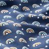 Katoenjersey kleine regenbogen – indigo,  thumbnail number 2
