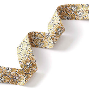 Biasband ruiten [27 mm] – goud, 