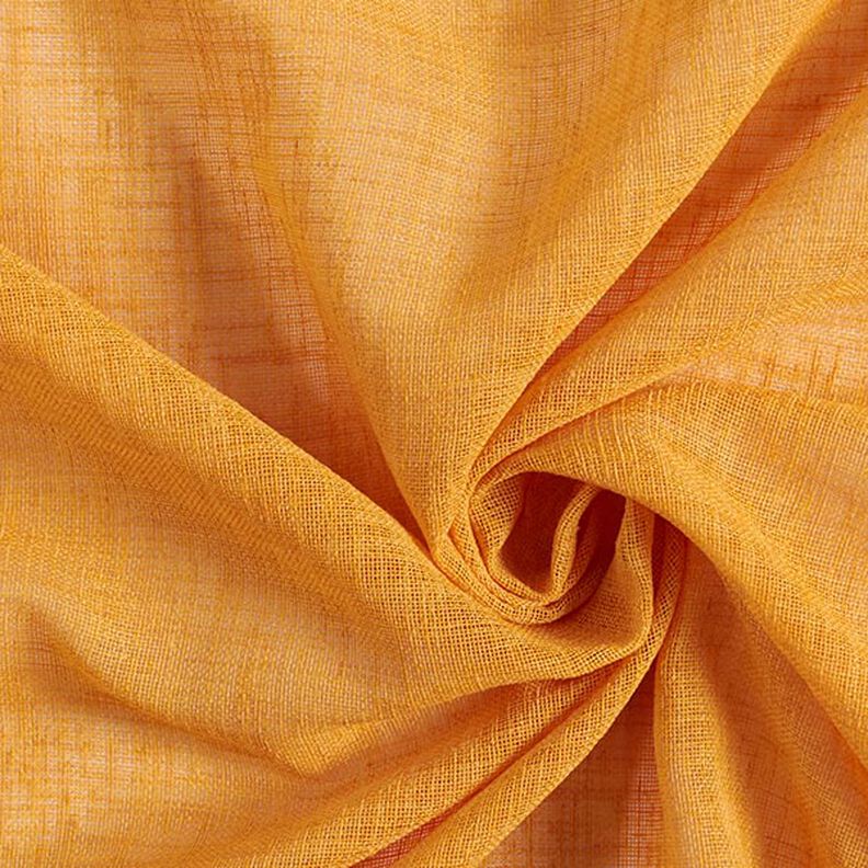 Vitragestof Voile Ibiza 295 cm – currygeel,  image number 1