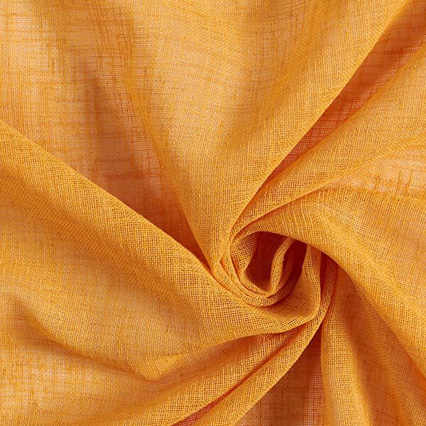Vitragestof Voile Ibiza 295 cm – currygeel,  image number 1