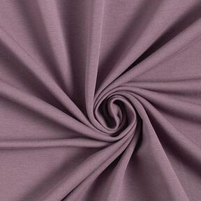 Lichte French Terry effen – aubergine, 