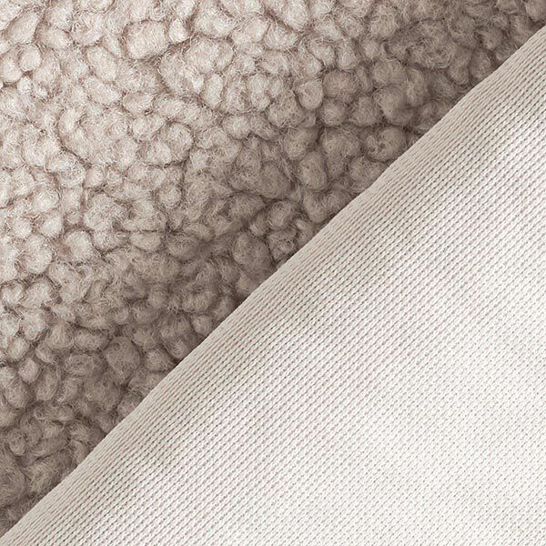 Bekledingsstof teddybont – donkerbeige,  image number 3